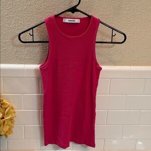Thakoon Pink ribbed Tank. NEW w/o tags . Small
